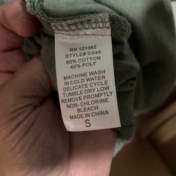 Tyler's Olive Graphic V-Neck Tee - Picture 5 of 5